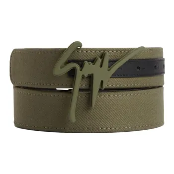 Giuseppe Zanotti Logo buckle Cotton Belt