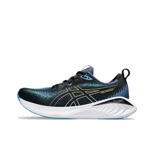 Asics Gel-Cumulus 25 Running Shoes Men Low-Top Blue Black