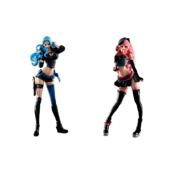 BANPRESTO Nefertari Vivi Glass Factory One Piece FDS Ghost Princess Perona & Vivi Princess Scale Figures 25cm