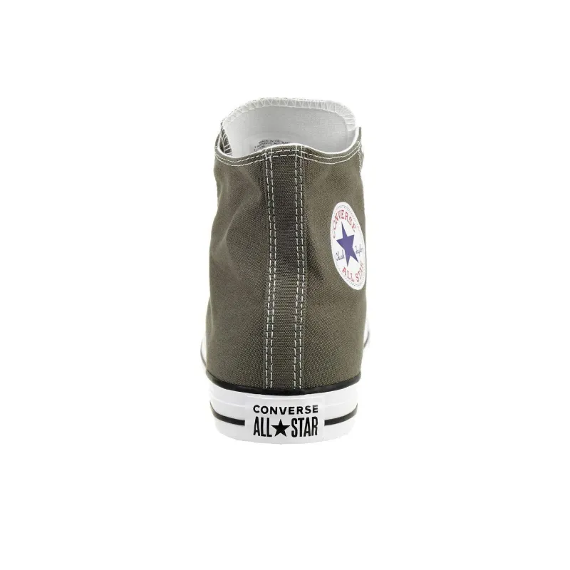 Converse Chuck Taylor All Star Anti Slip Wear Resistant High Top Canvas Shoes Unisex Gray Brown-4
