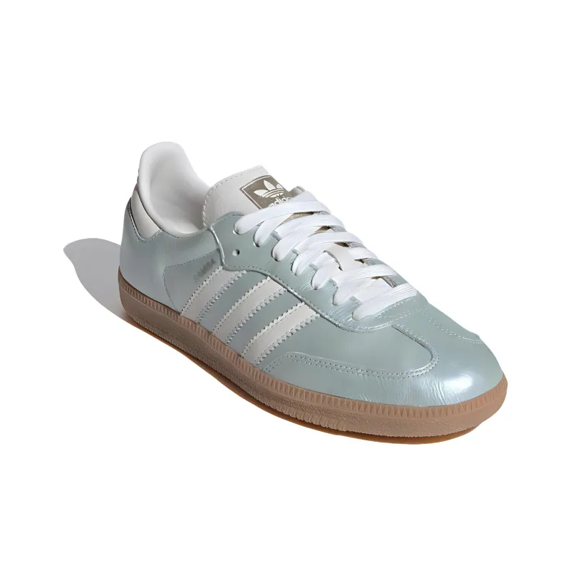 Adidas Samba Og Linen Green Metallic Women's-2