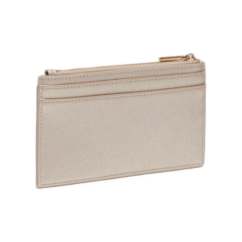LIU·JO Logo Stamp Zipped Card Holder-1