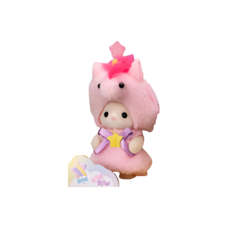 Sylvanian Families Unicorn Treasure Combination Dolls Plush Doll Small Size Tall-1