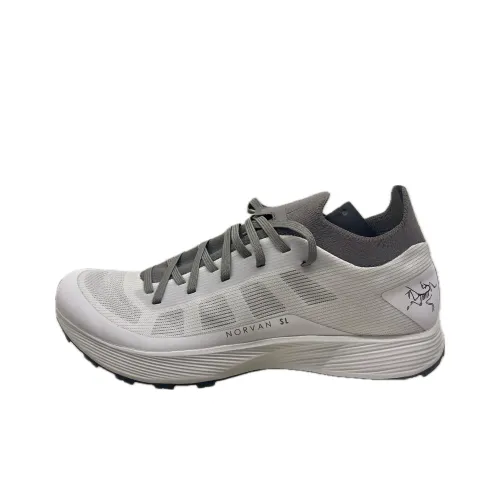 Arcteryx Norvan SL 3 Running Shoes Men Low-Top White Gray