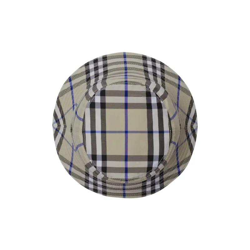 Burberry Check Pattern Reversible Pull On Bucket Hat-2