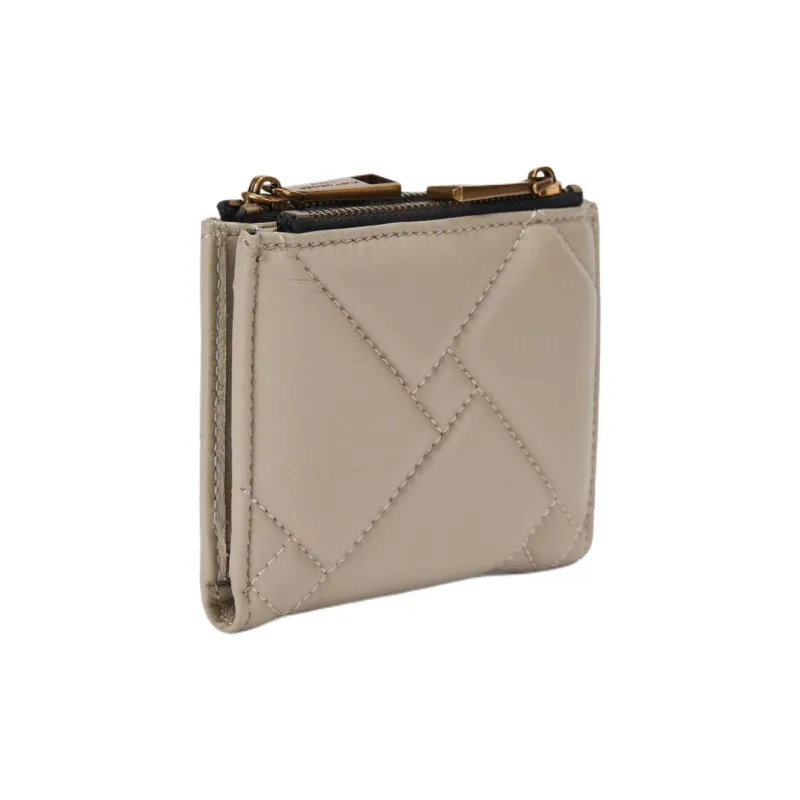 Kurt Geiger London Leather Wallet Mini Women's Dove Gray-2