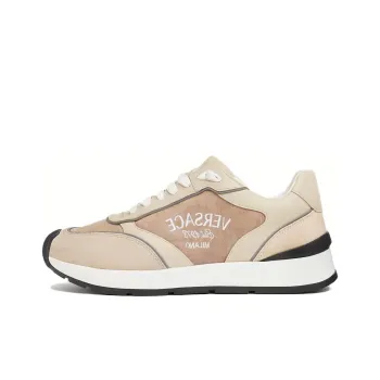 VERSACE Logo-embroidered Panelled Sneakers
