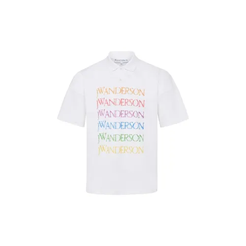 JW Anderson SS24 Capsule Series Polo Shirts Unisex White