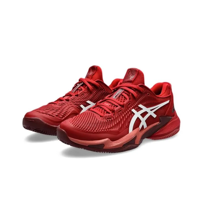 Asics Court Ff 3 Novak Clay Cranberry White-2