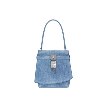 Givenchy Washed Denim Bucket Bag, Handbag, Shoulder Bag Women's Medium Blue