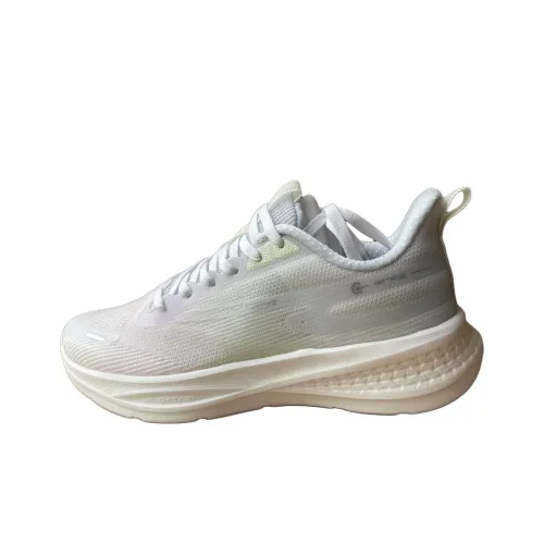 Erke Running Shoes Women's Low-Top Elk White/Mother Of Pearl