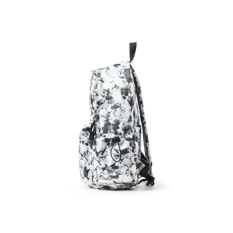 COOWOZ Fabric Backpack Laptop Bag Backpack Unisex Black And White All Over Print-3