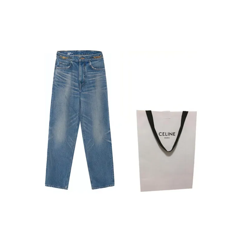 CELINE Margaret Straight Leg Jeans-2