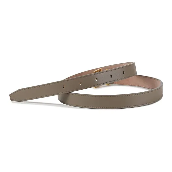 BALLY Cow Leather Belts Women's Light Umber 2cm-1