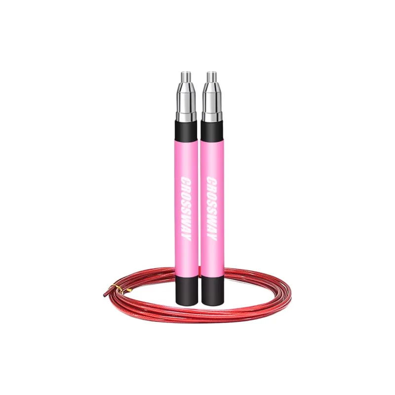CROSSWAY Sports & Fitness Non Countable Jump Ropes Adults Handle Aluminum Alloy, Rope PVC Steel Wire 3m-3