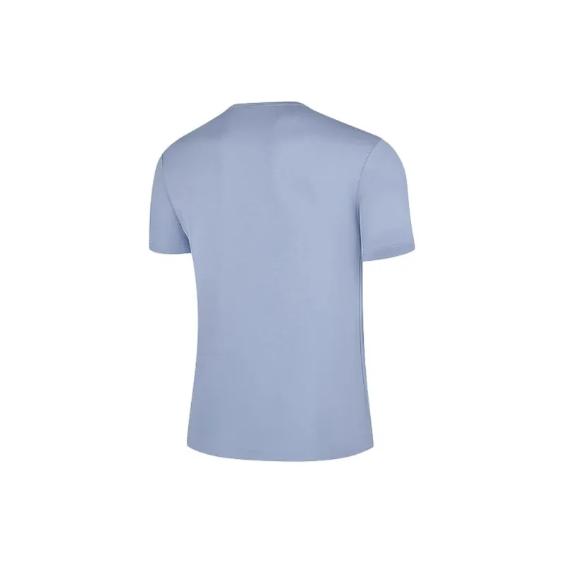 QIAODAN T Shirt Men's Soft Gray Blue-1