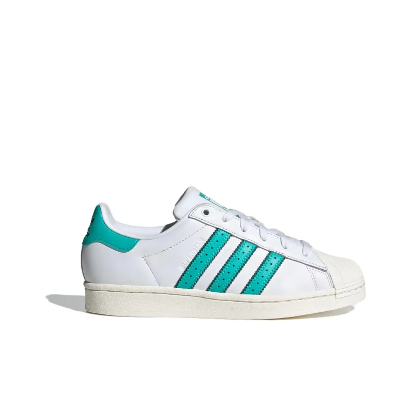 Adidas Superstar Cloud White Mint Rush Women's-1
