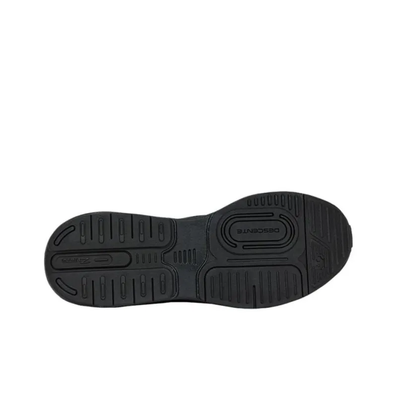 DESCENTE Cushioning Wear Resistant Low Top Running Shoes Unisex Black-4