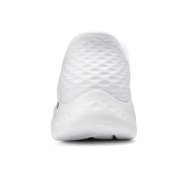 Skechers Slip Ins Cushioned Wear Resistant Lightweight Low Top Casual Running Shoes Men's White-3