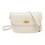 URBAN REVIVO Artificial Leather Shoulder Bag Medium Size Women's White