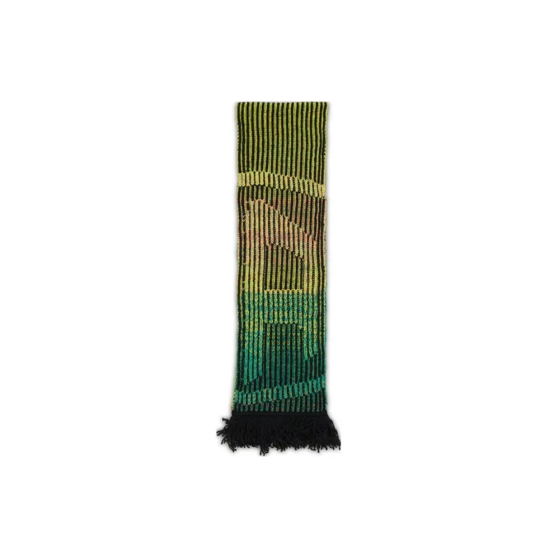DIESEL Logo Ribbed Scarf-2
