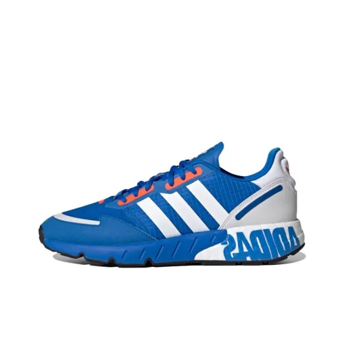 Adidas ZX 1K Boost 'Glow Blue Solar Red'