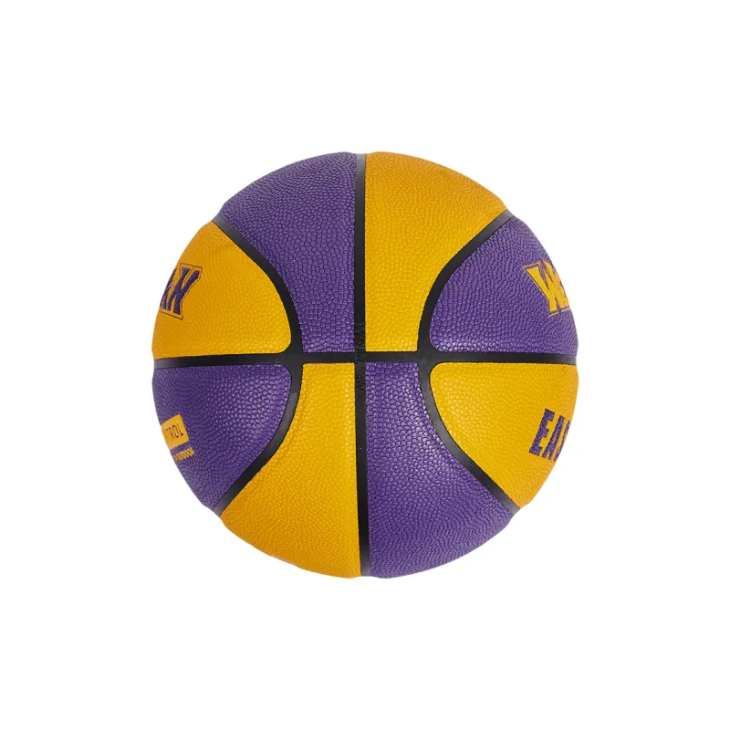 WELLman PU Basketball Purple Gold Size 7 Ball Training Unisex-2