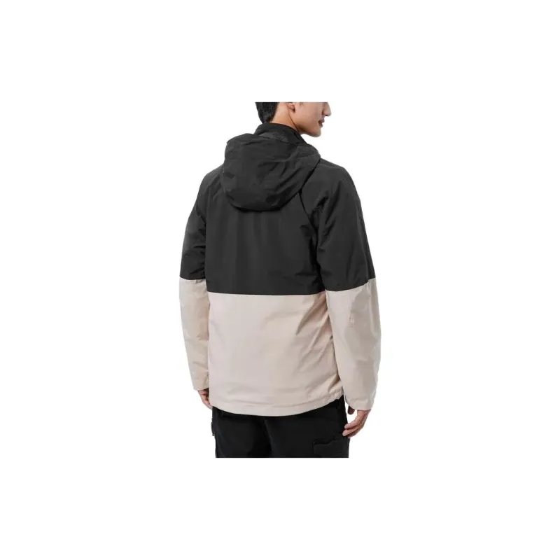 Columbia Omni Heat Water Resistant Windbreaker Jacket Men's Khaki/Black-1