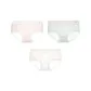 3 Pack[Peach Pink+Lime+Milk White]
