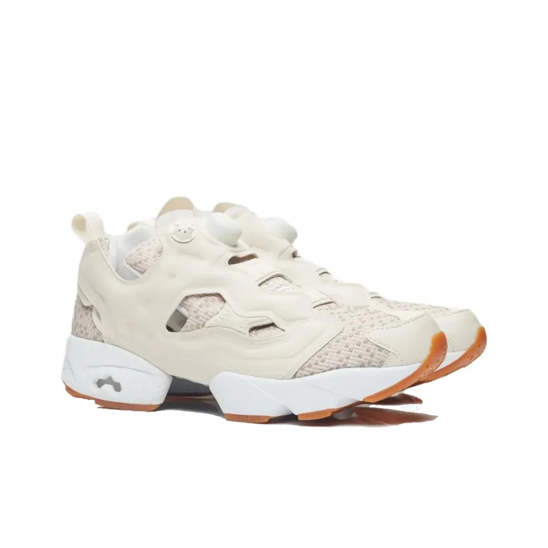 Reebok Instapump Fury Non slip Lightweight Low Top Casual Shoes Unisex Ecru-2