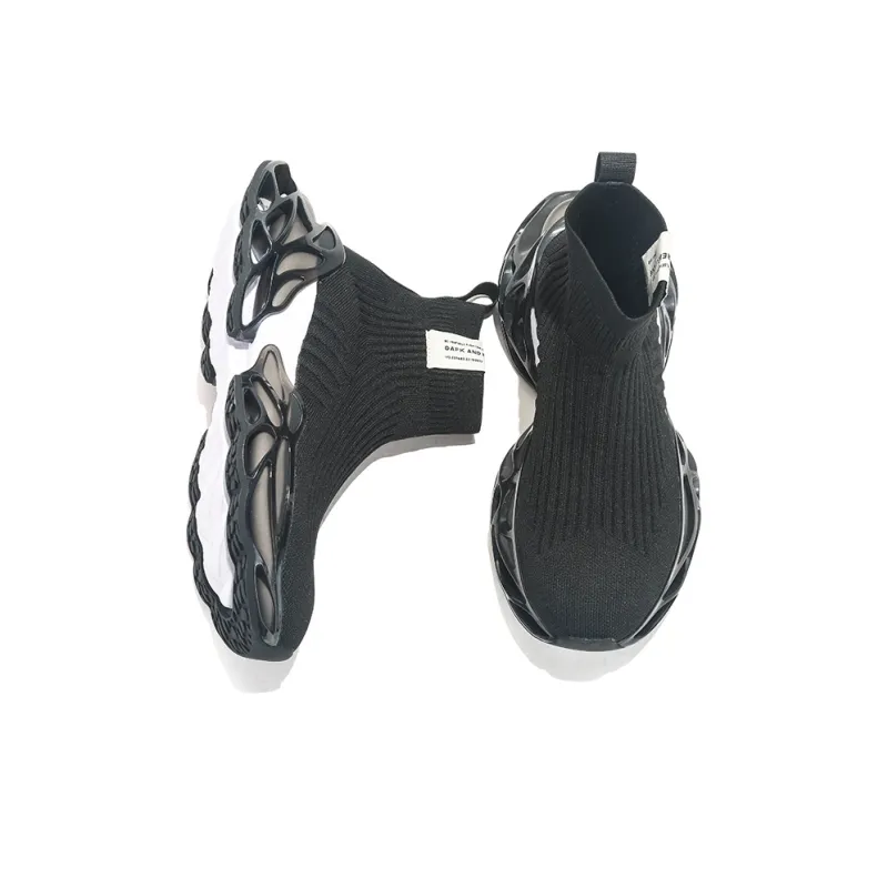DAFK Cushioning, Abrasion Resistant, Breathable, Height Increasing High Top Running Shoes Men's-4