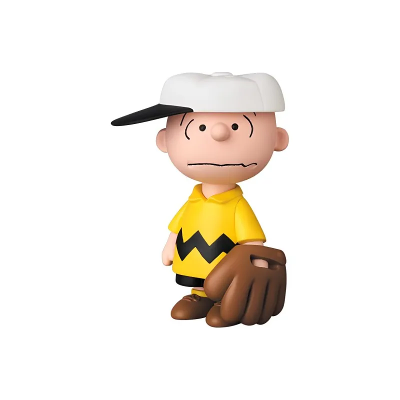 Medicom Toy Charlie Brown Baseball Player Scale Figures 9cm-1