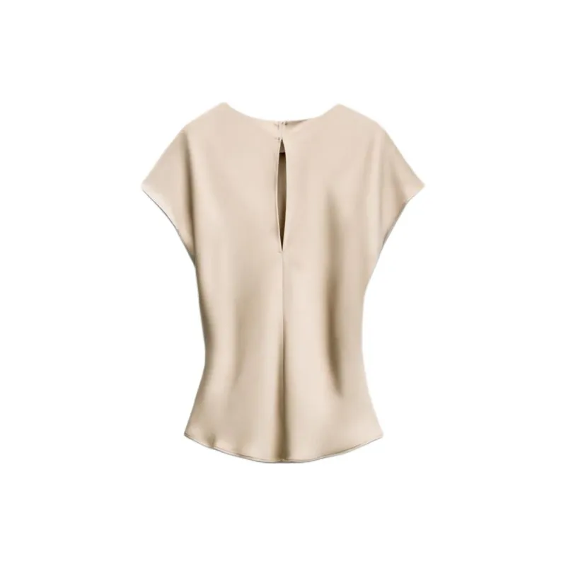 ZARA T-Shirts Women's Champagne-1