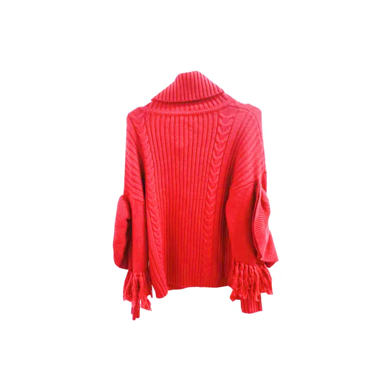 CHICCO MAO Cashmere Sweaters Women's Red-1