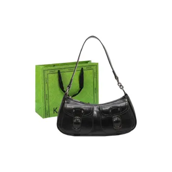 KARUISHA Pu Crossbody Handbag Shoulder Bag Regular Women's Black Coffee Brown Pink Silver White