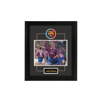 Three For Barcelona Barça Klinsmann Signed Photo With SA Certificate