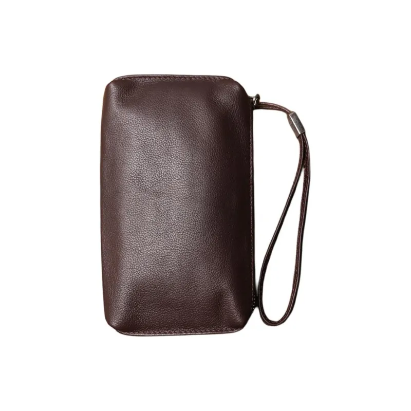 LARTIGENT Top Grain Cow Leather Wallets Clutches Men's Multicolor-5