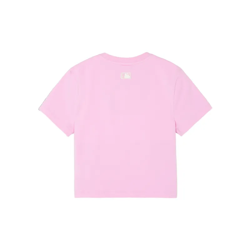 MLB New York Yankees Regular T Shirt Women's Pink-1