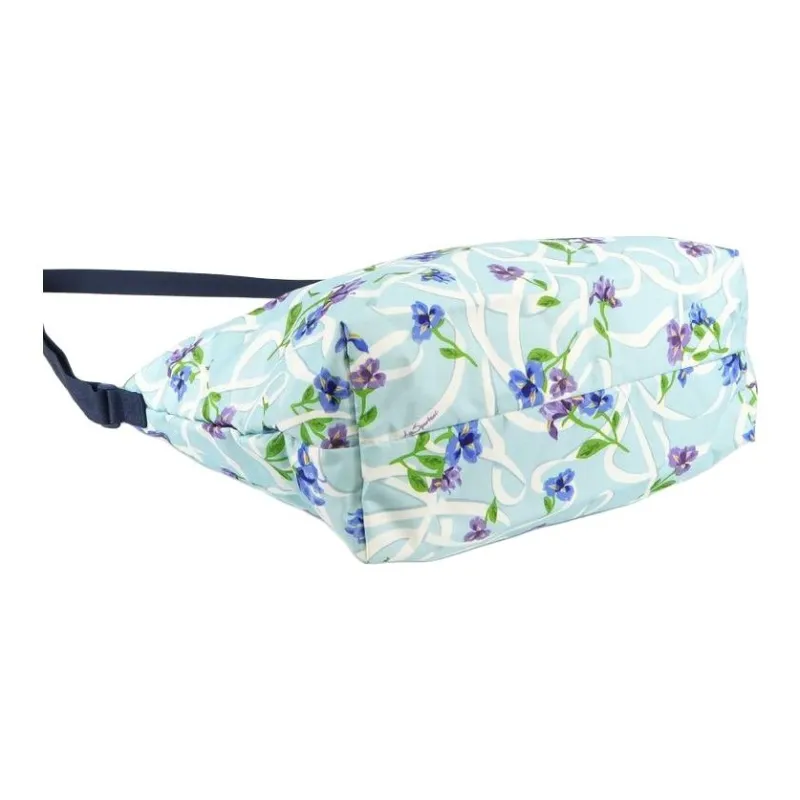 LeSportsac Nylon Tote Bag Shopping Bag Handbag Women's Light Blue-3