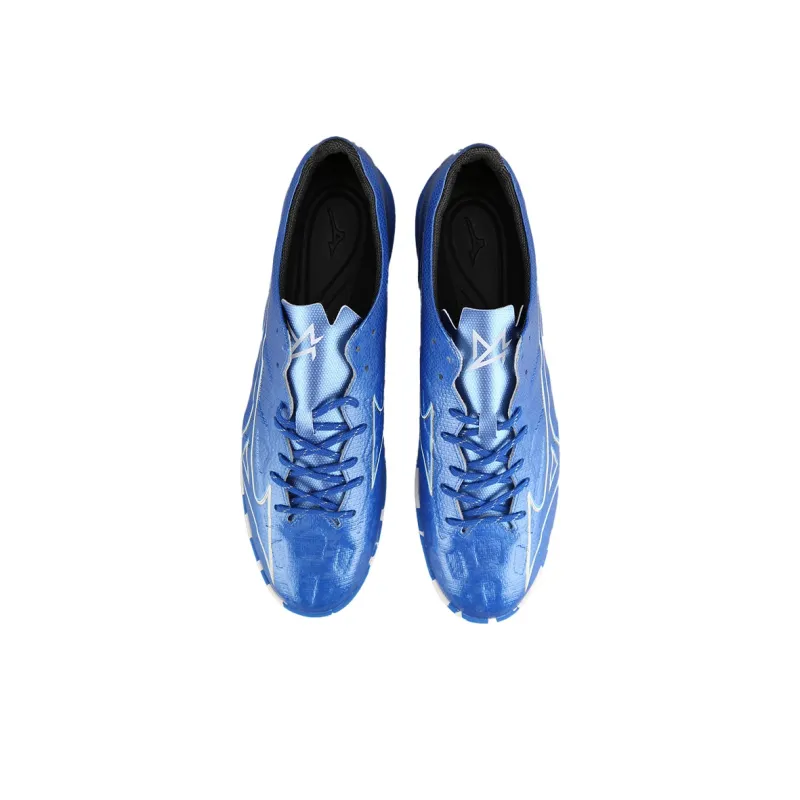 Mizuno Pro TF Rubber Broken Studs Firm Ground Artificial Ground Durable Breathable Lightweight Soccer Shoes Men's Blue-3