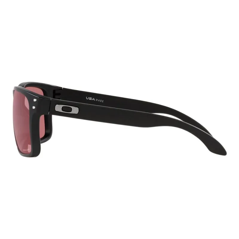Oakley Acetate Irregular Shape Sunglasses Unisex Black-2