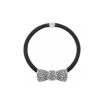 Swarovski Metal Hair Tie Women's Black