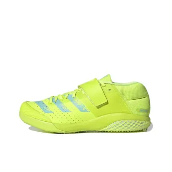 Adidas Adizero Javelin Cushioned Wear-Resistant Coverage Mid-Top Running Shoes Men's Fresh Green