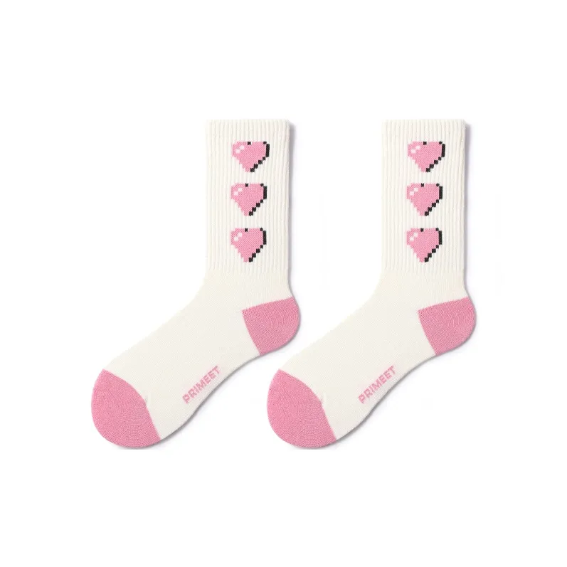 Primeet Mid Calf Socks Unisex 5 Pack-8