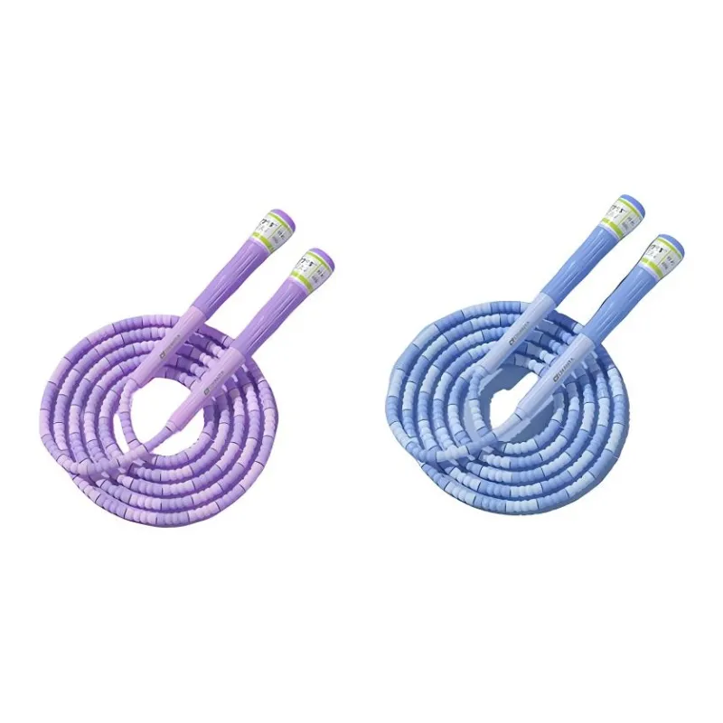 Ovanda Student Supply Non Countable Jump Ropes Kids Handle ABS Plastic, Rope TPE PVC Plastic 2.3~2.8m-10