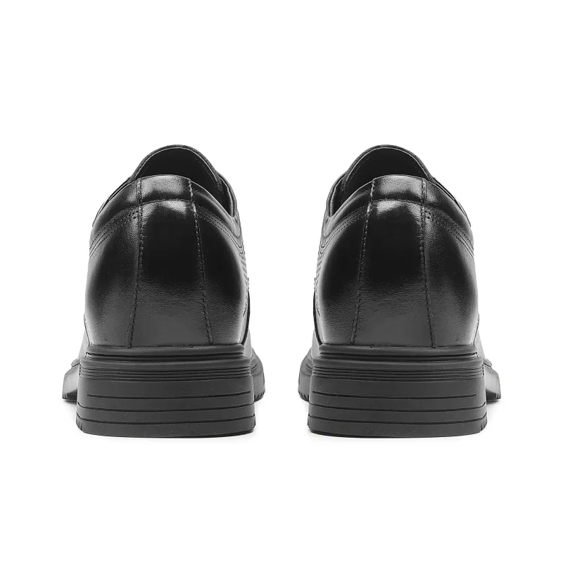GOG Summer Breathable Dress Shoes Men's Black-3
