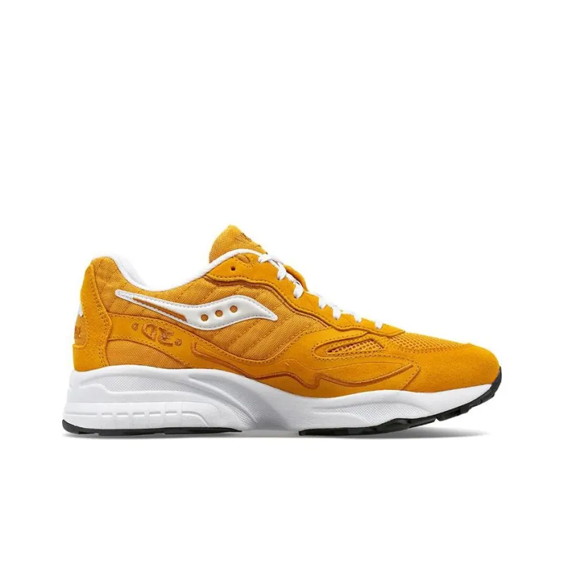 saucony 3D Grid Hurricane Mustard White-1