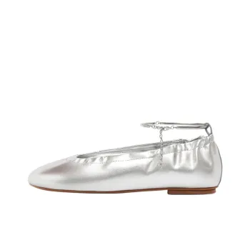 Schutz Bethany Casual Single Shoes Women's Silver