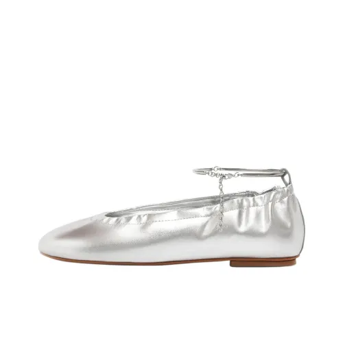 Schutz Bethany Casual Single Shoes Women's Silver