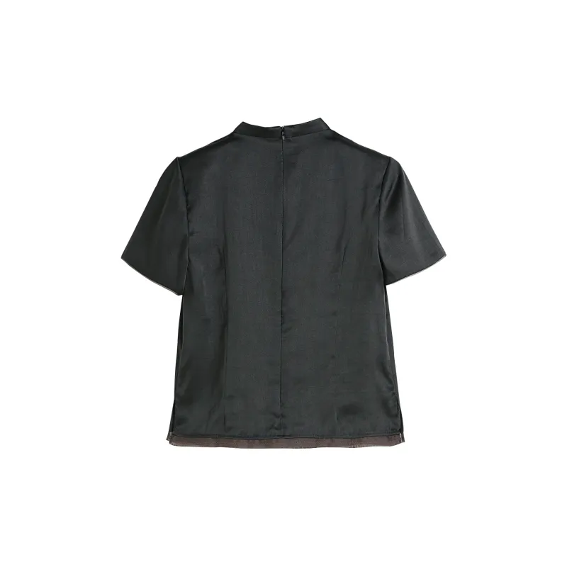 Hang Yi Court Shirt Women's Black-1